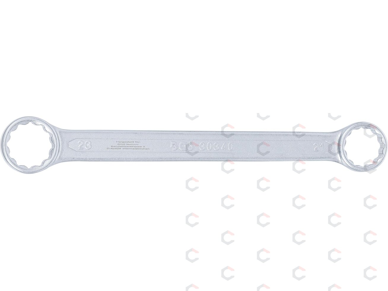 Raktas kilpinis dvipusis tiesus plokščias | 21 x 23 mm (30340B) 1 Raktas kilpinis dvipusis tiesus plokščias | 21 x 23 mm (30340B) 1