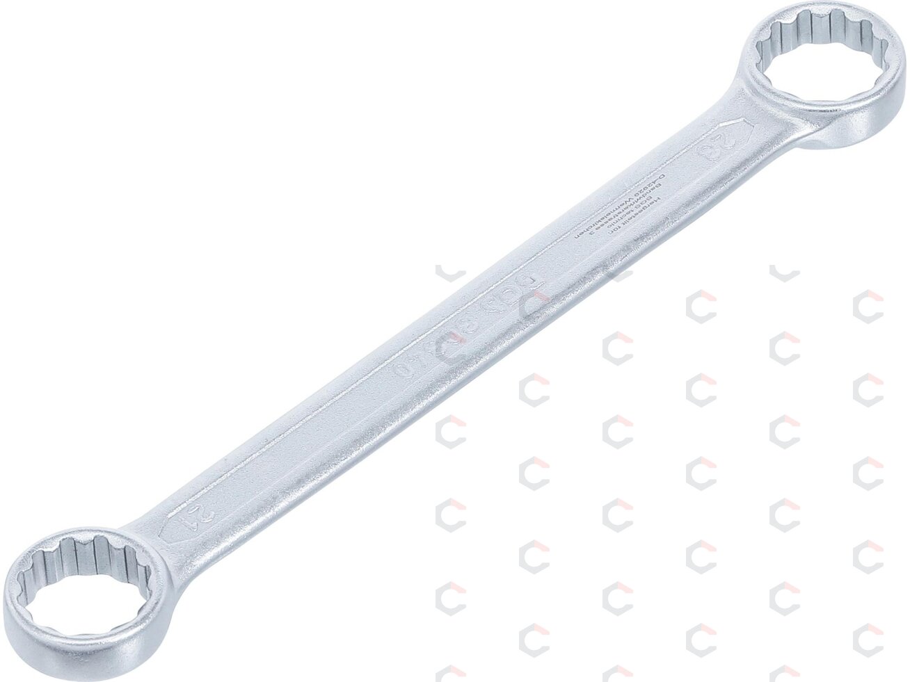 Raktas kilpinis dvipusis tiesus plokščias | 21 x 23 mm (30340B) Raktas kilpinis dvipusis tiesus plokščias | 21 x 23 mm (30340B)