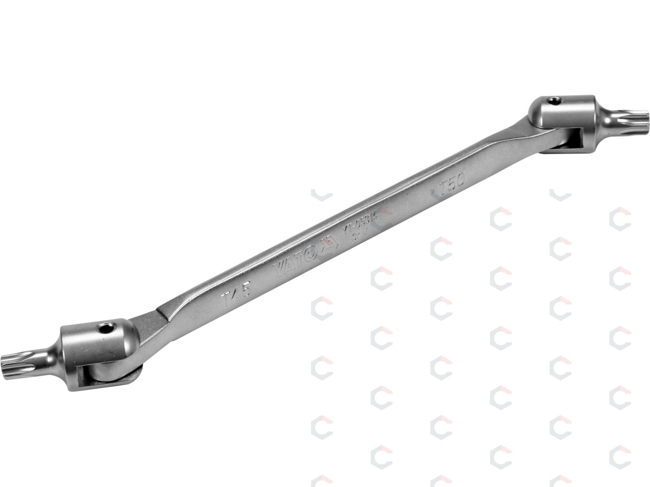 Raktas šarnyrinis dvipusis | T-Star (Torx) T45XT50 (YT-05314) Raktas šarnyrinis dvipusis | T-Star (Torx) T45XT50 (YT-05314)
