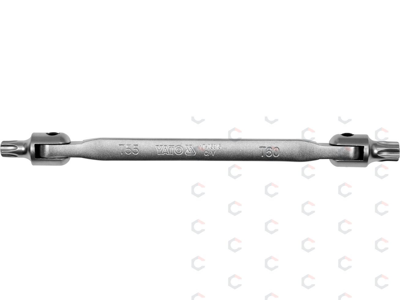 Raktas šarnyrinis dvipusis | T-Star (Torx) T55XT60 (YT-05315) 1 Raktas šarnyrinis dvipusis | T-Star (Torx) T55XT60 (YT-05315) 1