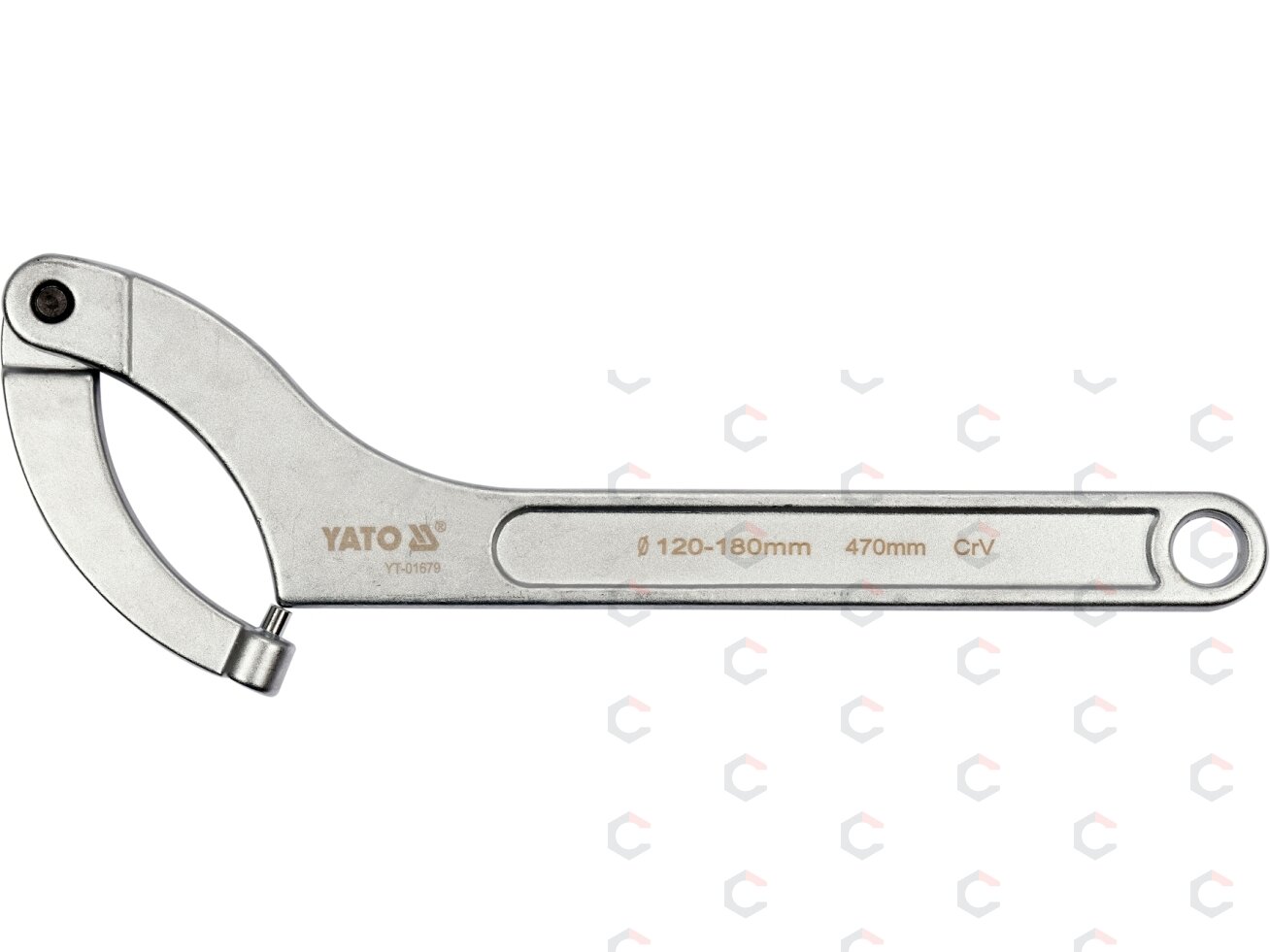 Raktas užmetamas su varžtu Cr-V, 120-180 mm (YT-01679) 1 Raktas užmetamas su varžtu Cr-V, 120-180 mm (YT-01679) 1