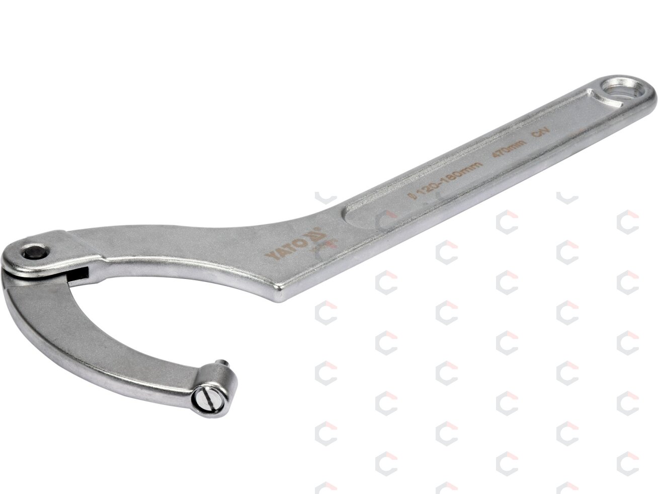 Raktas užmetamas su varžtu Cr-V, 120-180 mm (YT-01679) Raktas užmetamas su varžtu Cr-V, 120-180 mm (YT-01679)