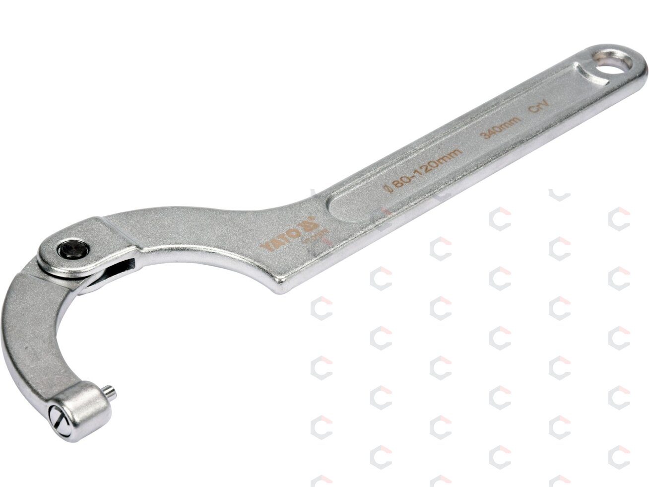 Raktas užmetamas su varžtu Cr-V, 80-120 mm (YT-01678) Raktas užmetamas su varžtu Cr-V, 80-120 mm (YT-01678)