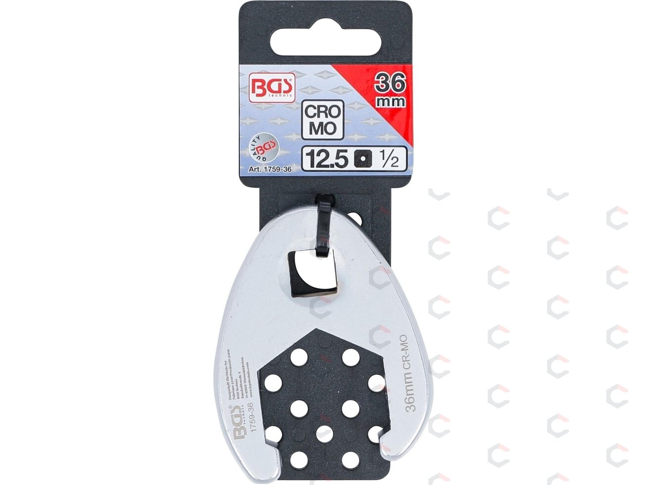 Raktas varnos koja | 12.5 mm (1/2") | 36 mm (1759-36) 4