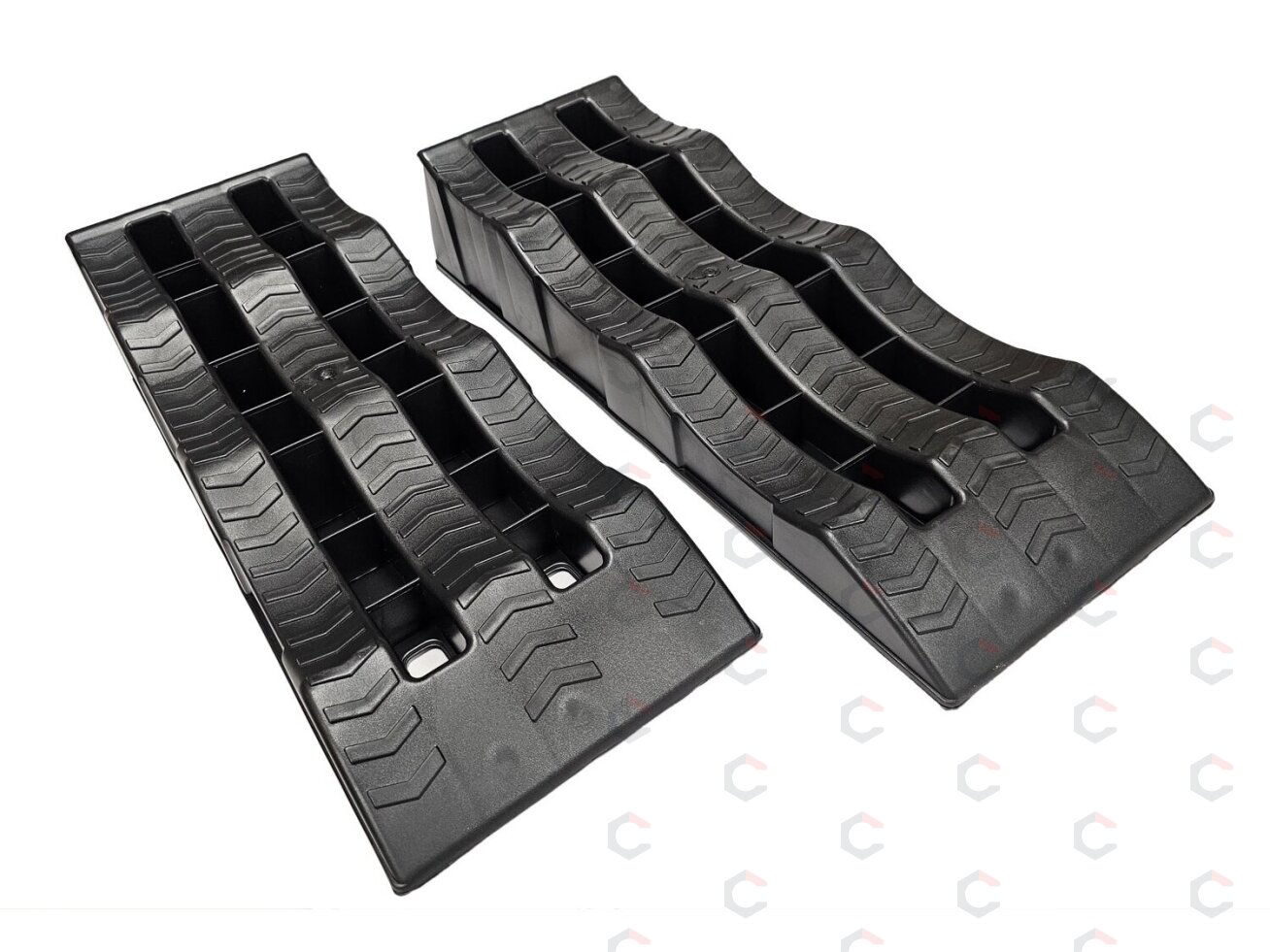 Rampų rinkinys | Plastikas | 3 užvažiavimo aukščiai | 2 vnt. (CR30) 1 Rampų rinkinys | Plastikas | 3 užvažiavimo aukščiai | 2 vnt. (CR30) 1
