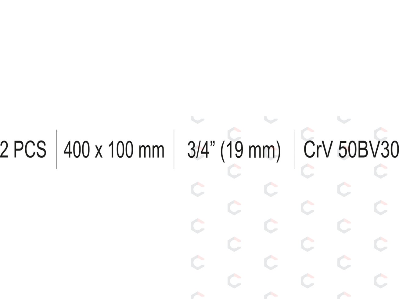 Rankena galvutėms lenkta 3/4"+ 3/4" 400X100mm (YT-13475) 1 Rankena galvutėms lenkta 3/4"+ 3/4" 400X100mm (YT-13475) 1