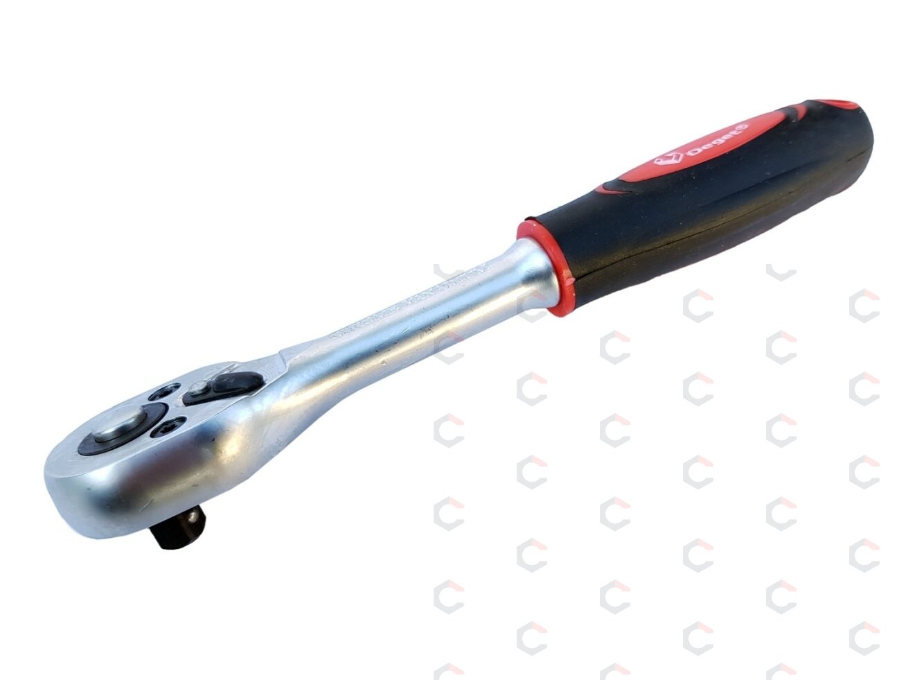 Rankena galvutėms terkšlinė | 24 dantukai | 6.3 mm (1/4") (EW-4315) Rankena galvutėms terkšlinė | 24 dantukai | 6.3 mm (1/4") (EW-4315)