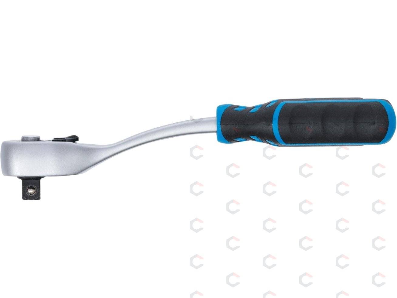 Rankena galvutėms terkšlinė | smulkūs dantukai | 10 mm (3/8") (601) 3 Rankena galvutėms terkšlinė | smulkūs dantukai | 10 mm (3/8") (601) 3