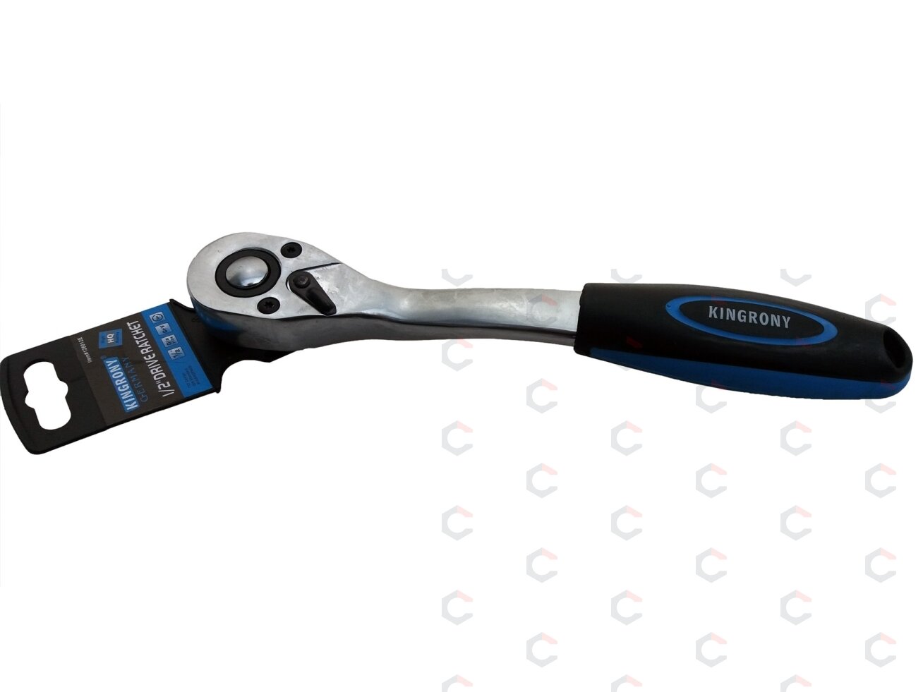 Rankena galvutėms terkšlinė | smulkūs dantukai | 12.5 mm (1/2") (KR128012C) 5 Rankena galvutėms terkšlinė | smulkūs dantukai | 12.5 mm (1/2") (KR128012C) 5