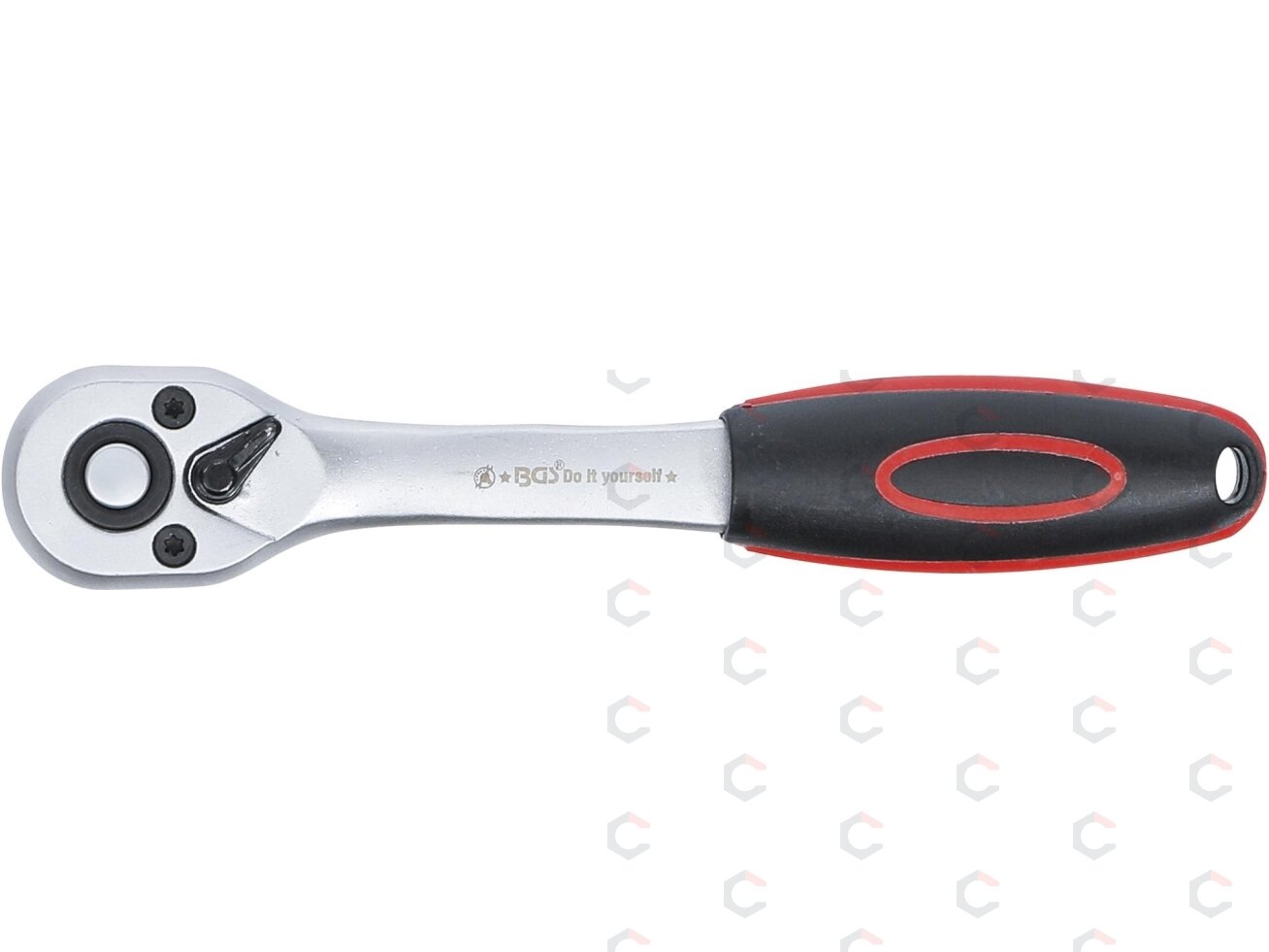 Rankena galvutėms terkšlinė | smulkūs dantukai | 6.3 mm (1/4") (517) 2 Rankena galvutėms terkšlinė | smulkūs dantukai | 6.3 mm (1/4") (517) 2