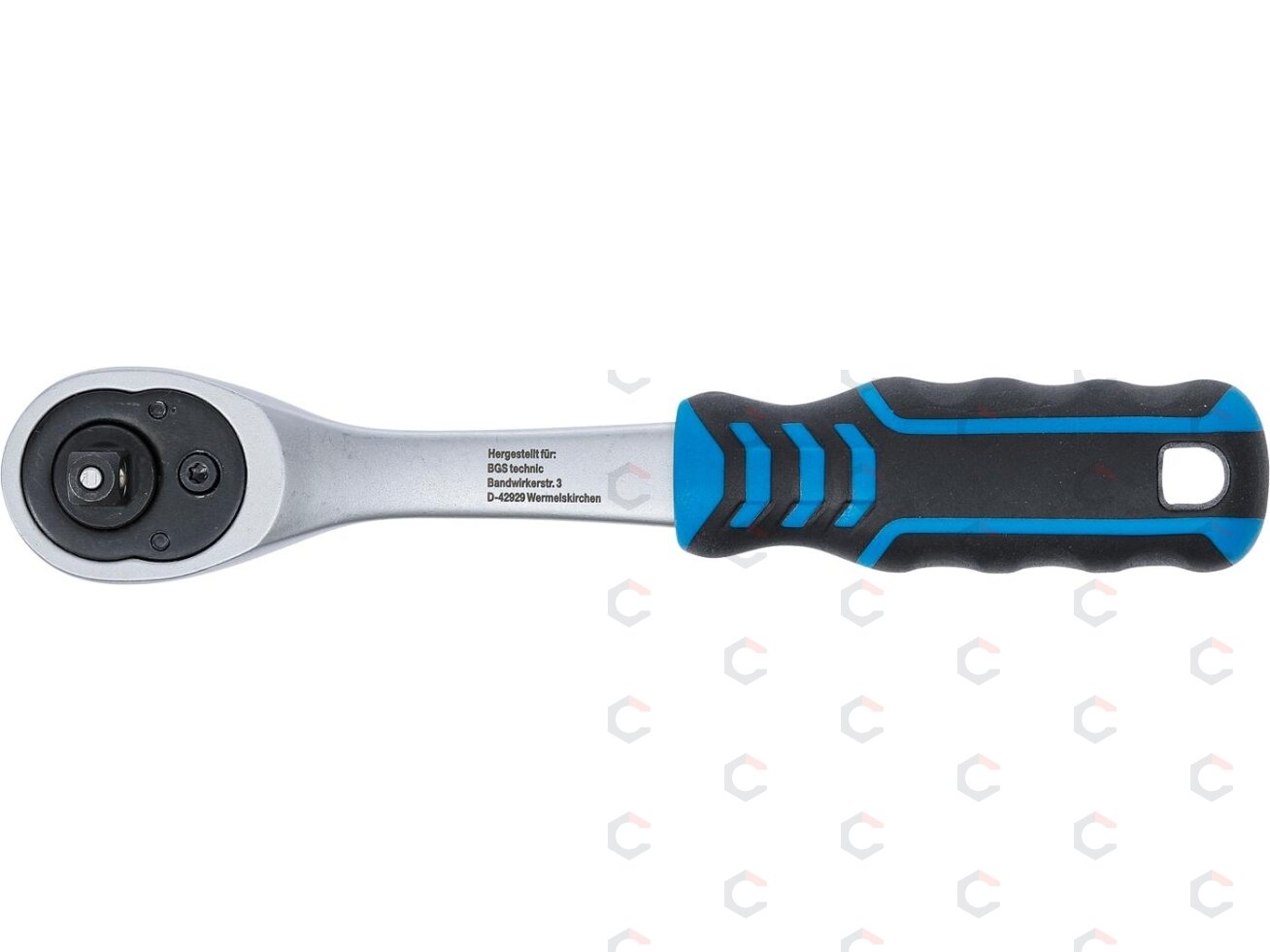Rankena galvutėms terkšlinė | smulkūs dantukai | 6.3 mm (1/4") (600) 1 Rankena galvutėms terkšlinė | smulkūs dantukai | 6.3 mm (1/4") (600) 1