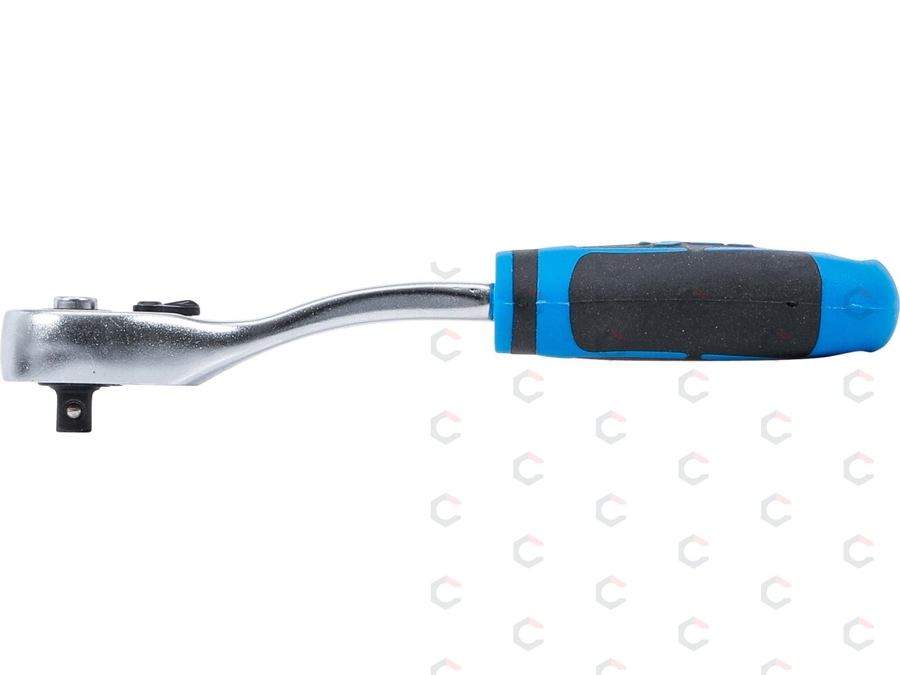Rankena galvutėms terkšlinė | smulkūs dantukai | 6.3 mm (1/4") (630) 4 Rankena galvutėms terkšlinė | smulkūs dantukai | 6.3 mm (1/4") (630) 4