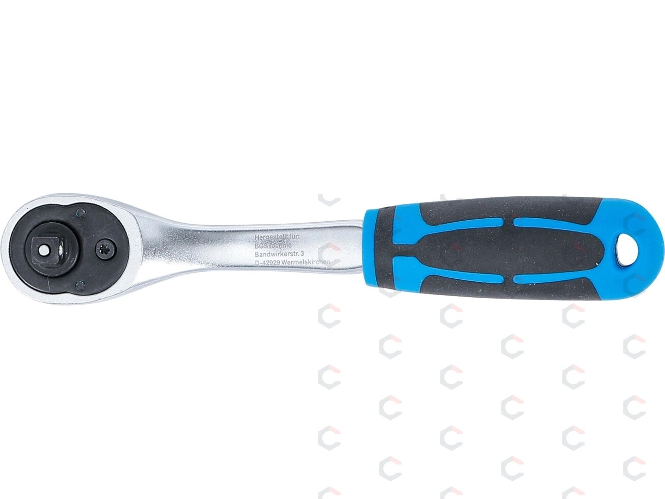 Rankena galvutėms terkšlinė | smulkūs dantukai | 6.3 mm (1/4") (630) 5 Rankena galvutėms terkšlinė | smulkūs dantukai | 6.3 mm (1/4") (630) 5