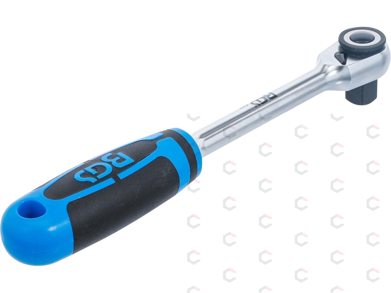 Rankena galvutėms terkšlinė | smulkūs dantukai / siaura galvutė | 12.5 mm (1/2") (612) 1 Rankena galvutėms terkšlinė | smulkūs dantukai / siaura galvutė | 12.5 mm (1/2") (612) 1