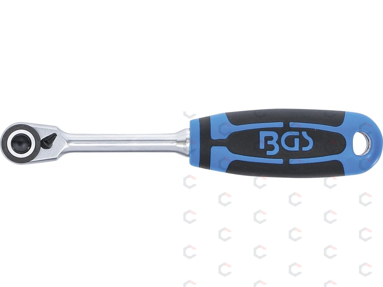 Rankena galvutėms terkšlinė | smulkūs dantukai / siaura galvutė | 6.3 mm (1/4") (610) 2 Rankena galvutėms terkšlinė | smulkūs dantukai / siaura galvutė | 6.3 mm (1/4") (610) 2