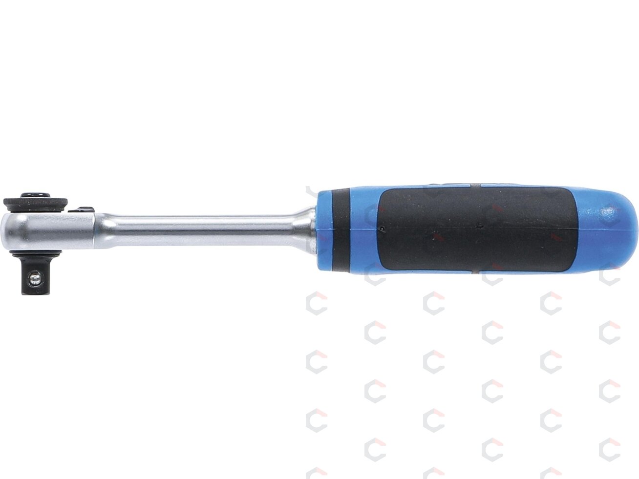 Rankena galvutėms terkšlinė | smulkūs dantukai / siaura galvutė | 6.3 mm (1/4") (610) 3 Rankena galvutėms terkšlinė | smulkūs dantukai / siaura galvutė | 6.3 mm (1/4") (610) 3