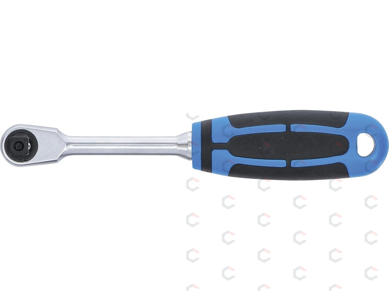 Rankena galvutėms terkšlinė | smulkūs dantukai / siaura galvutė | 6.3 mm (1/4") (610) 4 Rankena galvutėms terkšlinė | smulkūs dantukai / siaura galvutė | 6.3 mm (1/4") (610) 4