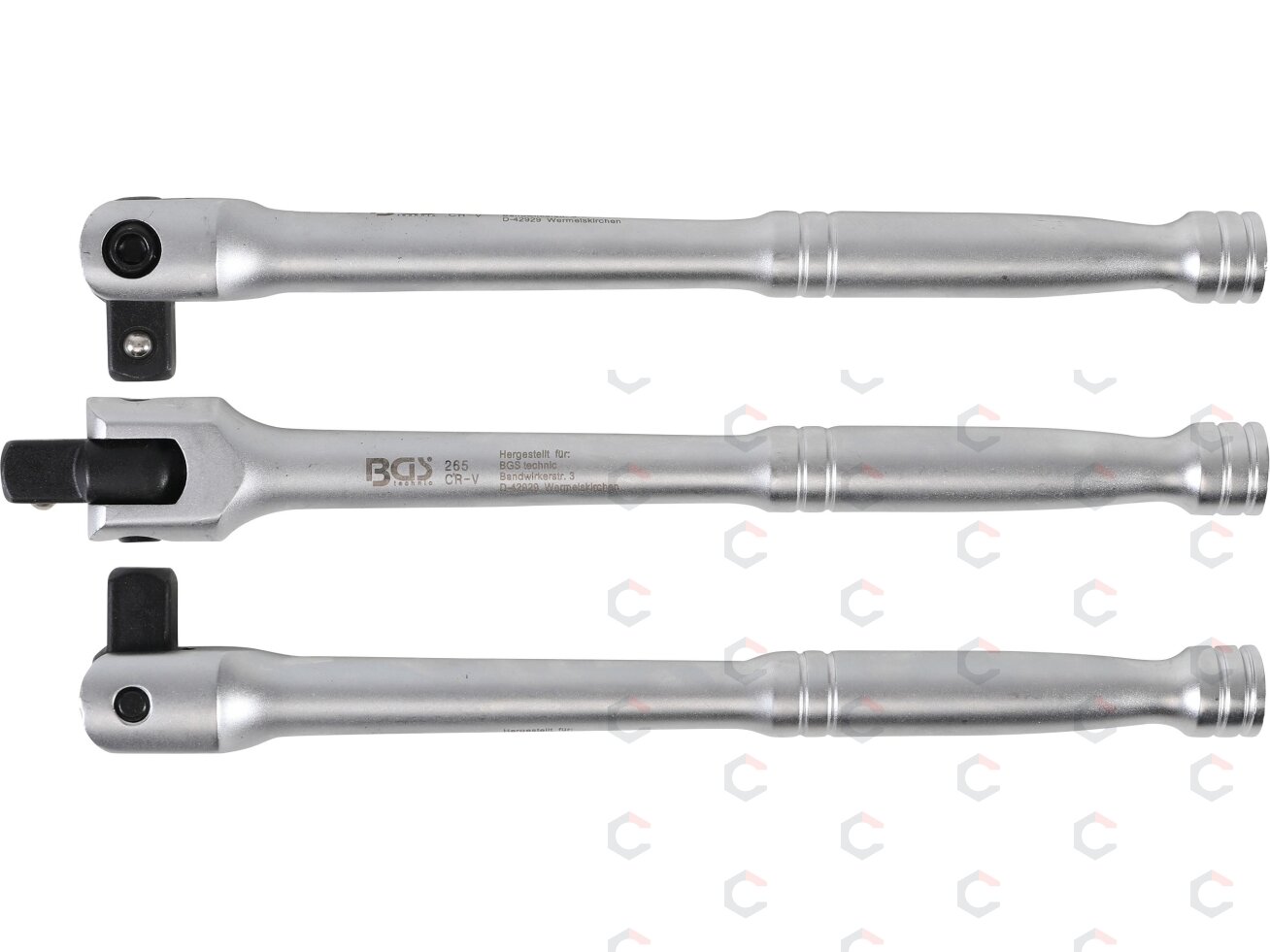 Rankena galvutėms vartomu galu | išorinis kvadratas 12,5 mm (1/2") | 250 mm (265) 6