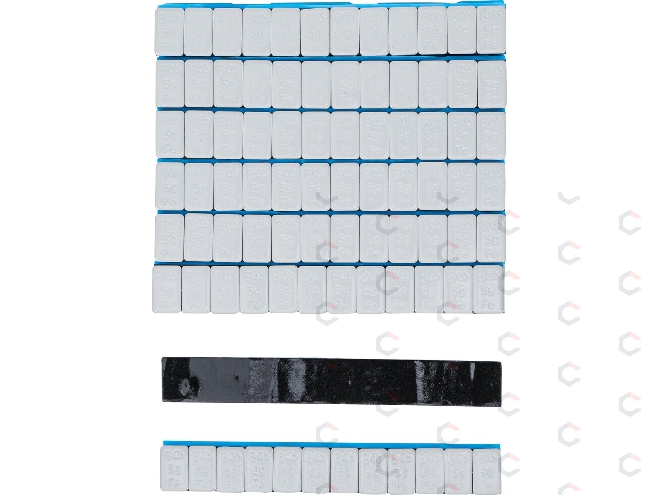 Ratų balansavimo svareliai | 12 x 5 g | 50 vnt. (8426) 1 Ratų balansavimo svareliai | 12 x 5 g | 50 vnt. (8426) 1