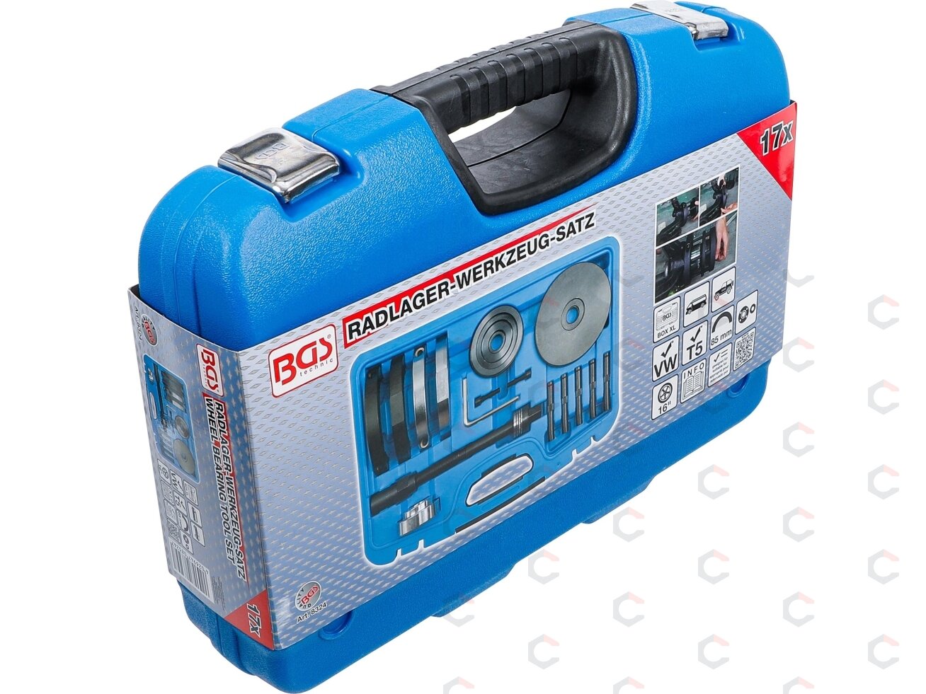 Ratų guolių presavimo įrankiai | VW | Guolio blokas Ø 85 mm (8324) 6 Ratų guolių presavimo įrankiai | VW | Guolio blokas Ø 85 mm (8324) 6