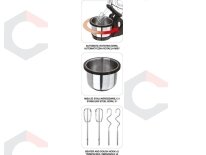 Rankinis mikseris / plakiklis | nerūdijančio plieno indas | 200-250W (67790) 7 Rankinis mikseris / plakiklis | nerūdijančio plieno indas | 200-250W (67790) 7