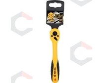Rankena galvutėms terkšlinė | smulkūs dantukai | 6.3 mm (1/4") (53575) 1
