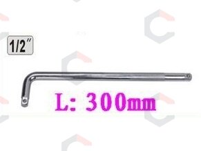 Rankena galvutėms L-tipo, 1/2", 300 mm ilgio (JD02012) Rankena galvutėms L-tipo, 1/2", 300 mm ilgio (JD02012)