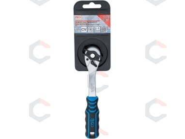 Rankena galvutėms terkšlinė | smulkūs dantukai | 6.3 mm (1/4") (600) 3 Rankena galvutėms terkšlinė | smulkūs dantukai | 6.3 mm (1/4") (600) 3