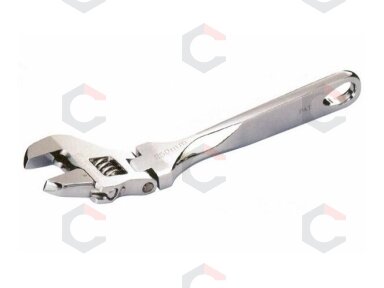 Raktas (10") šarnyrine galvute reguliuojamom žiaunom 250mm (EJ040110)