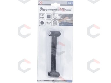 Raktas alyvai išleisti | 8 dydžiai | kvadratas, šešiakampis | 10-17 mm (1000) Raktas alyvai išleisti | 8 dydžiai | kvadratas, šešiakampis | 10-17 mm (1000)