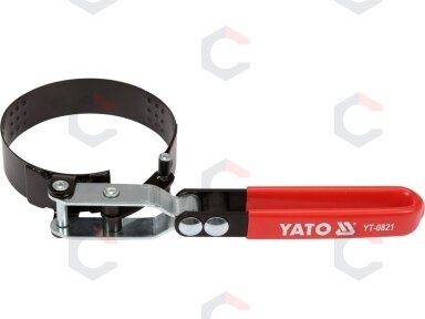Raktas filtrui juostinis | 73-85 mm (YT-0821) Raktas filtrui juostinis | 73-85 mm (YT-0821)