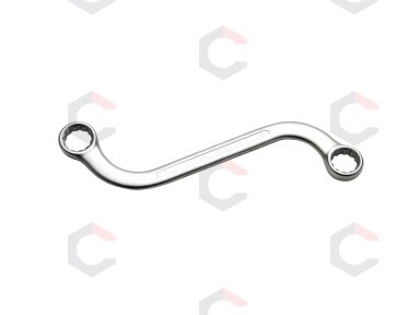 Raktas lenktas S formos 18x19 mm (30745) Raktas lenktas S formos 18x19 mm (30745)