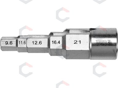 Raktas pakopinis | 12.5 mm (1/2") (YT-03317) Raktas pakopinis | 12.5 mm (1/2") (YT-03317)