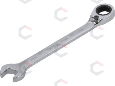 Raktas su terkšle reversinis | 13 mm (YT-1656) Raktas su terkšle reversinis | 13 mm (YT-1656)