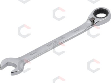 Raktas su terkšle reversinis | 20 mm (YT-1663) Raktas su terkšle reversinis | 20 mm (YT-1663)