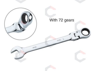 Raktas su terkšle vartoma galvute | 8 mm (SJW6108)