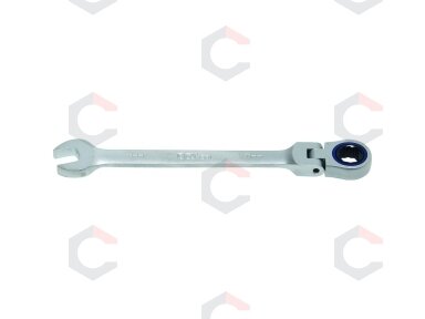 Raktas terkšlinis šarnyrinis 72 dantukų CR-V 11mm (1561) Raktas terkšlinis šarnyrinis 72 dantukų CR-V 11mm (1561)