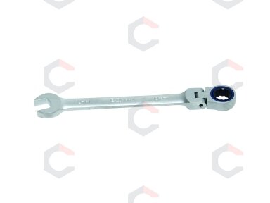 Raktas terkšlinis šarnyrinis 72 dantukų CR-V 12mm (1562) Raktas terkšlinis šarnyrinis 72 dantukų CR-V 12mm (1562)