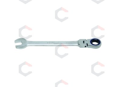 Raktas terkšlinis šarnyrinis 72 dantukų CR-V 18mm (1568) Raktas terkšlinis šarnyrinis 72 dantukų CR-V 18mm (1568)