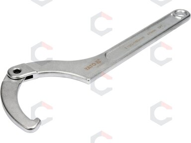 Raktas užmetamas šarnyrinis Cr-V, 120-180 mm (YT-01674)