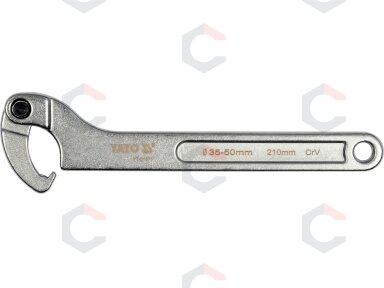 Raktas užmetamas šarnyrinis Cr-V, 35-50 mm (YT-01671)