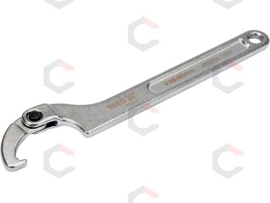 Raktas užmetamas šarnyrinis Cr-V, 35-50 mm (YT-01671)
