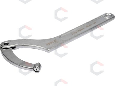 Raktas užmetamas su varžtu Cr-V, 120-180 mm (YT-01679)