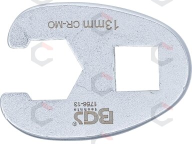 Raktas "varnos koja" | 10 mm (3/8") | 13 mm (1756-13) Raktas "varnos koja" | 10 mm (3/8") | 13 mm (1756-13)