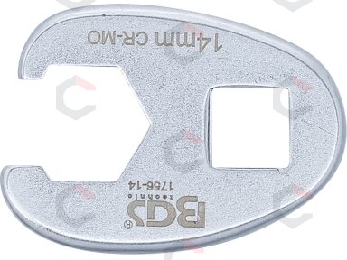 Raktas "varnos koja" | 10 mm (3/8") | 14 mm (1756-14) Raktas "varnos koja" | 10 mm (3/8") | 14 mm (1756-14)