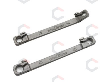 Raktas žarnelėms su varžtu 8x10mm (19001-1)