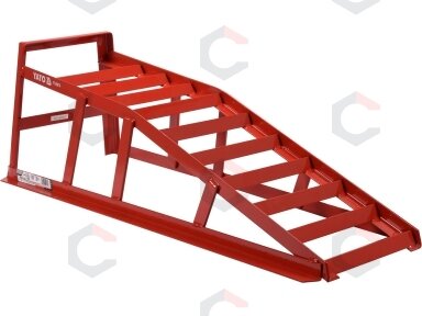 Automobilio užvažiavimo rampa | 1 t | 815 × 305 × 200 mm (YT-55670) Automobilio užvažiavimo rampa | 1 t | 815 × 305 × 200 mm (YT-55670)