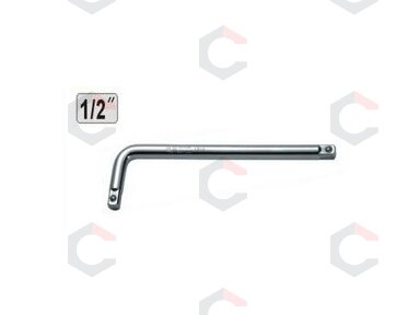 Rankena galvutėms L-tipo, 1/2", 250 mm ilgio (JD02010) Rankena galvutėms L-tipo, 1/2", 250 mm ilgio (JD02010)