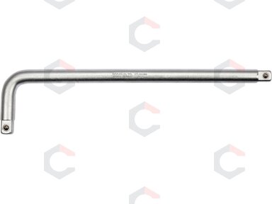 Rankena galvutėms L-tipo | 1/2"+1/2" | 300X70 mm (YT-12439) Rankena galvutėms L-tipo | 1/2"+1/2" | 300X70 mm (YT-12439)