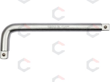 Rankena galvutėms lenkta 3/4"+ 3/4" 300X100 mm (YT-13465) Rankena galvutėms lenkta 3/4"+ 3/4" 300X100 mm (YT-13465)